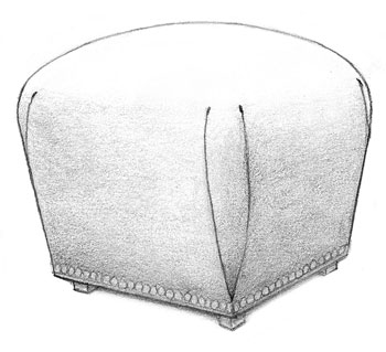[921-30] Lancaster Ottoman
