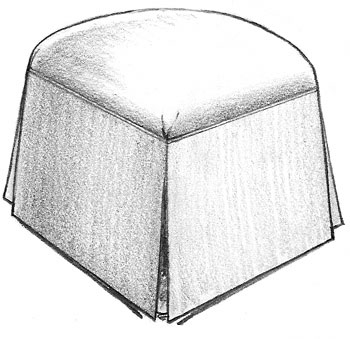 [957-30] Lakewood Ottoman