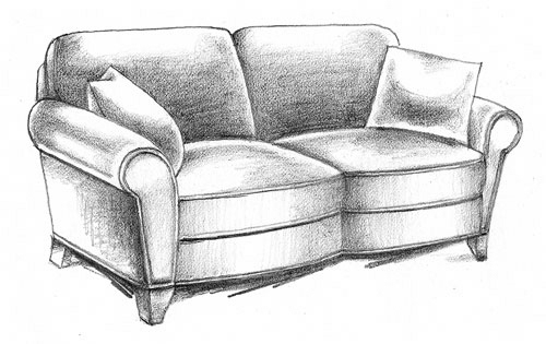 [1166-01] Cambridge Sofa
